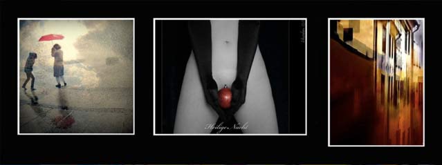 Einladungs-Karte zur Ausstellung &quot;Fotografien und ihre Sicht auf die Dinge&quot;