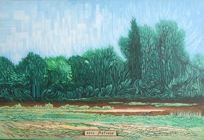 am Ufer der Cher, 2014